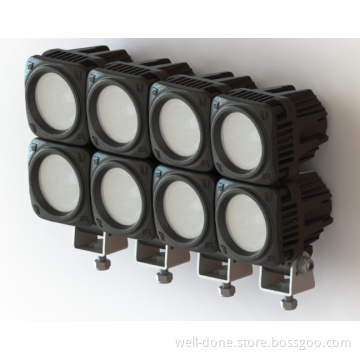 10W CREE LED Free-Link Motorcycle Light (0421WD-1L10-L)